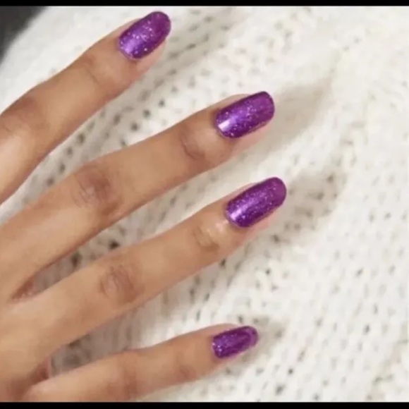 ColorStreet 1 in 4 is a beautiful royal purple & holographic glitter nail polish - Picture 6 of 10